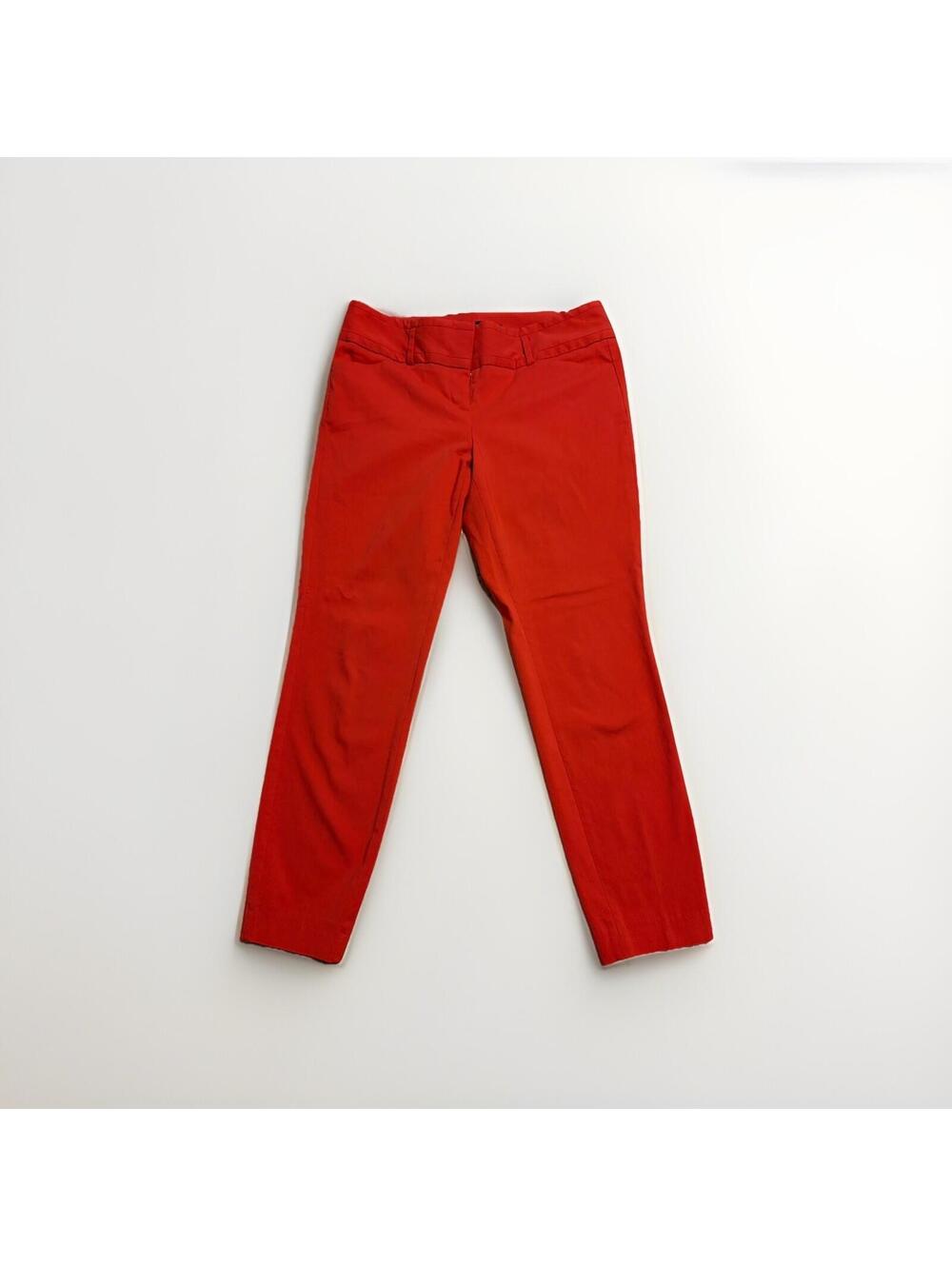 Women's The Limited Exact Stretch Dress Pants, size 6R - Red